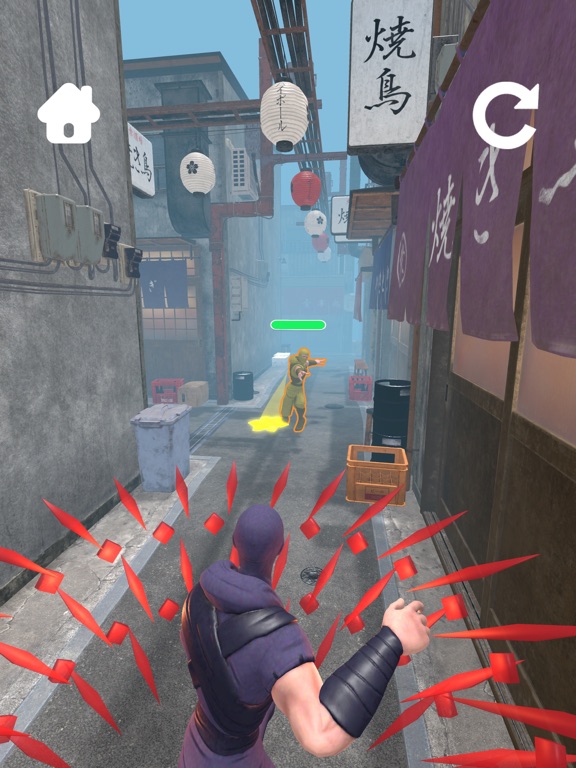 Ảnh chụp màn hình của Ninja Force 3D iPad 