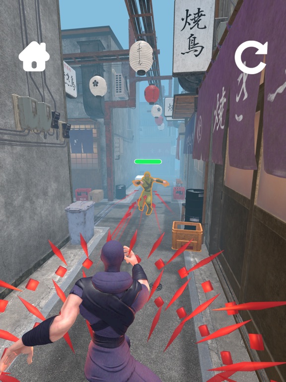 Ảnh chụp màn hình của Ninja Force 3D iPad 