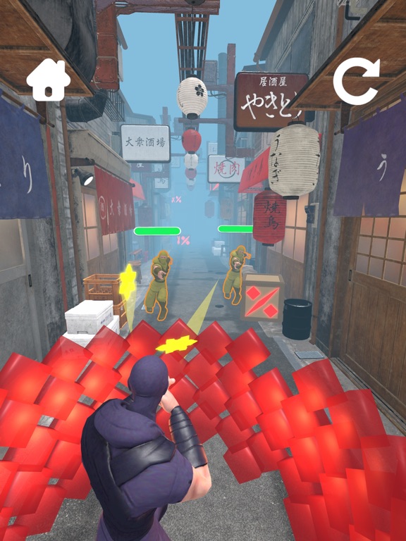 Ảnh chụp màn hình của Ninja Force 3D iPad 