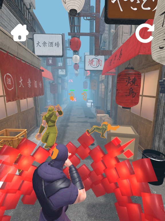 Ảnh chụp màn hình của Ninja Force 3D iPad 