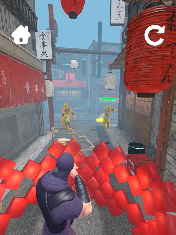 Ảnh chụp màn hình của Ninja Force 3D iPad 