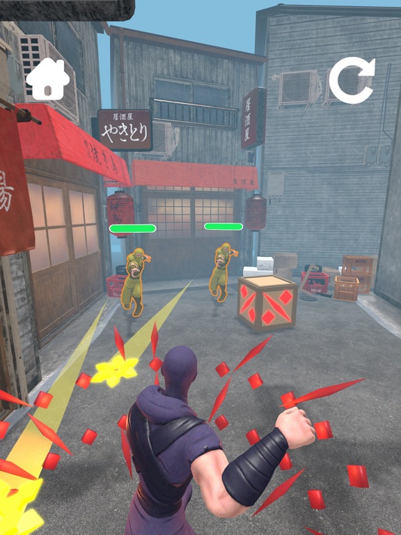 Ảnh chụp màn hình của Ninja Force 3D iPad 