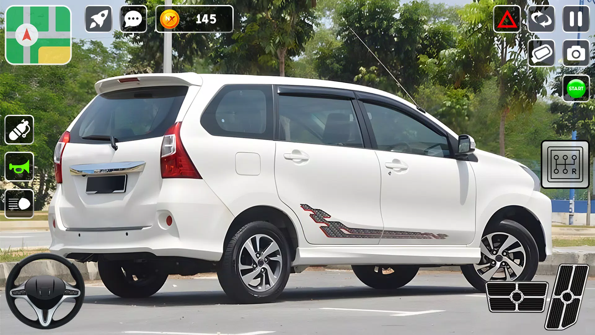 Avanza Car Game 3D Simulator स्क्रीनशॉट