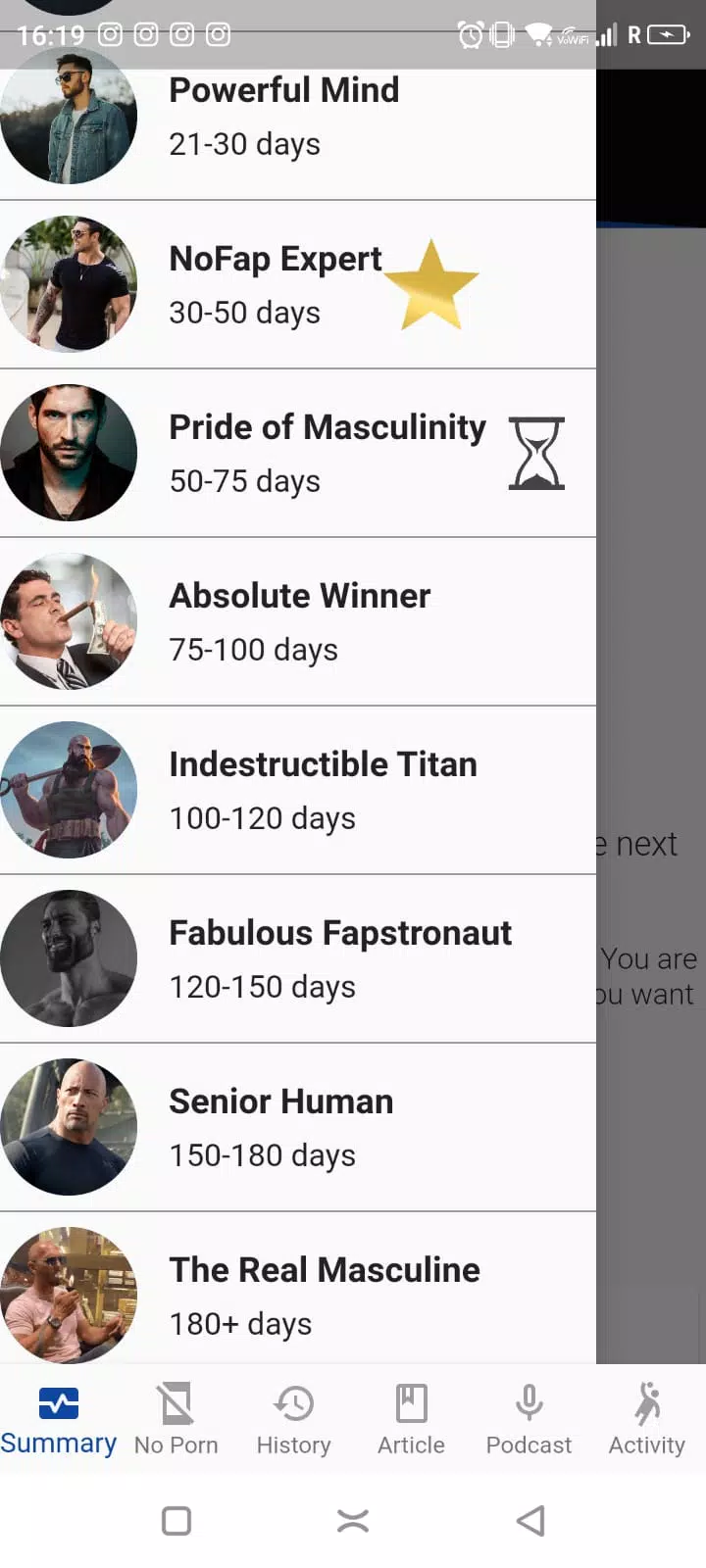 NoFap Global - Men's Health Screenshots