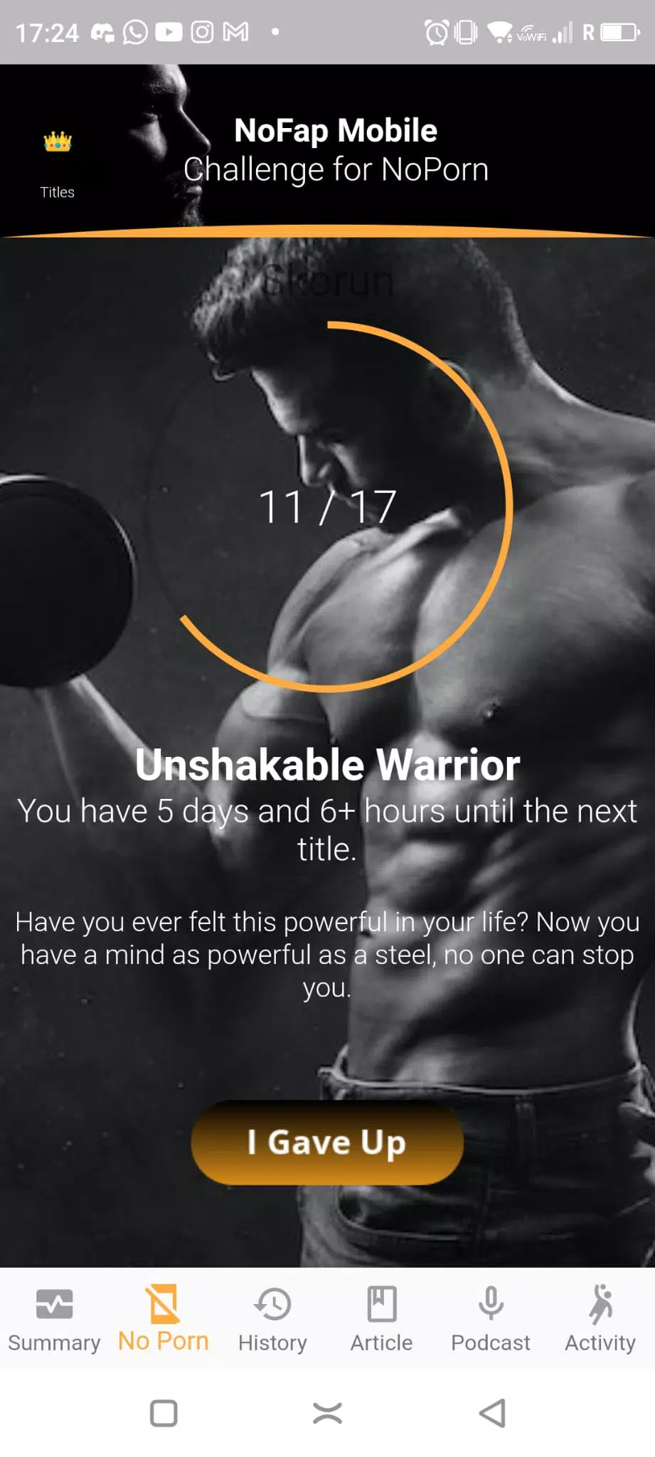 NoFap Global - Men's Health Screenshots