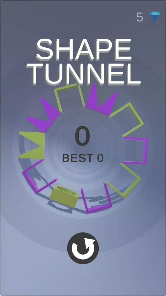 Shape Tunnel 3D Offline game Screenshots