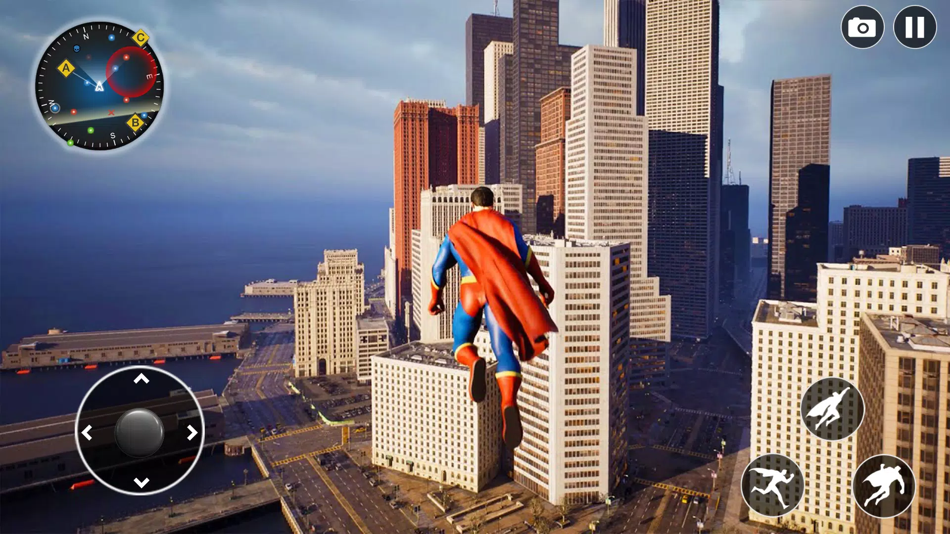 Flying Superhero Crime City Screenshots