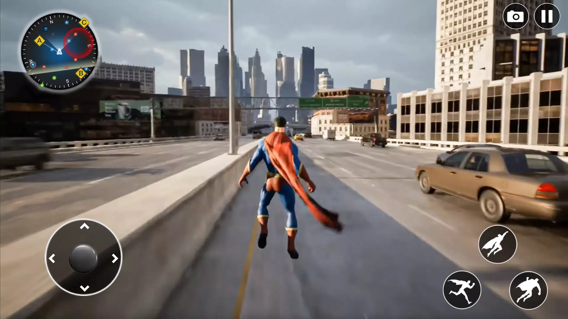 Flying Superhero Crime City Screenshots