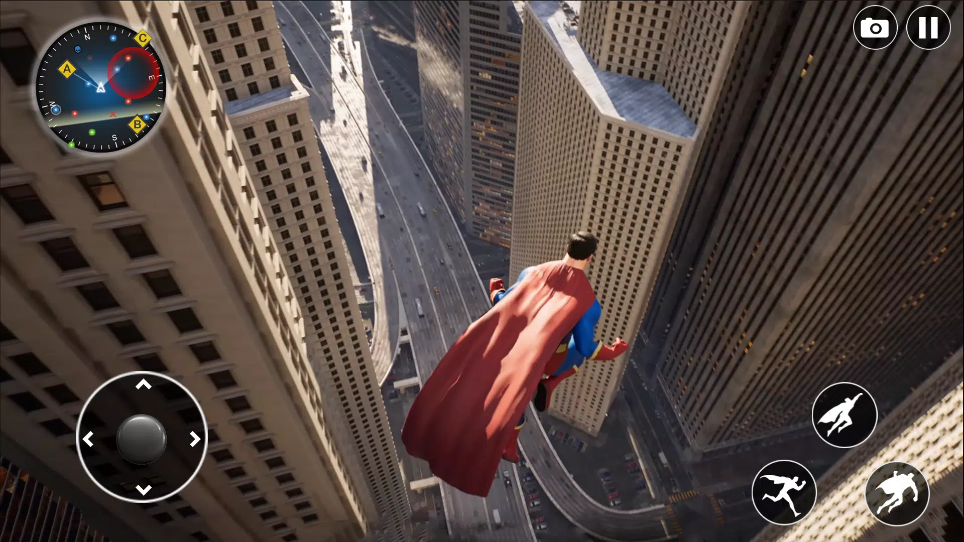 Flying Superhero Crime City Screenshots