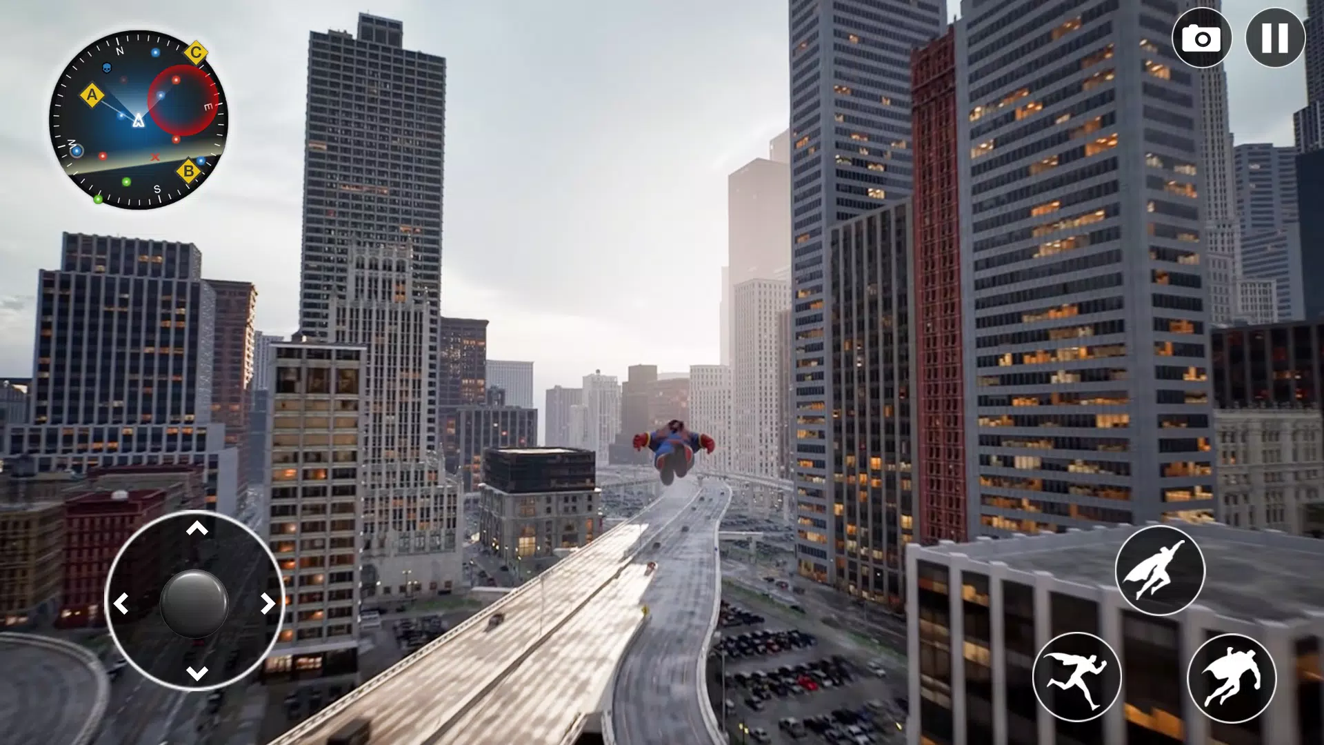 Flying Superhero Crime City Screenshots