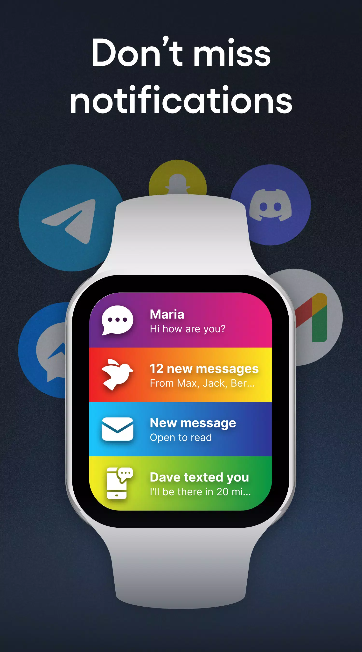SmartWatch & BT Sync Watch App Screenshots