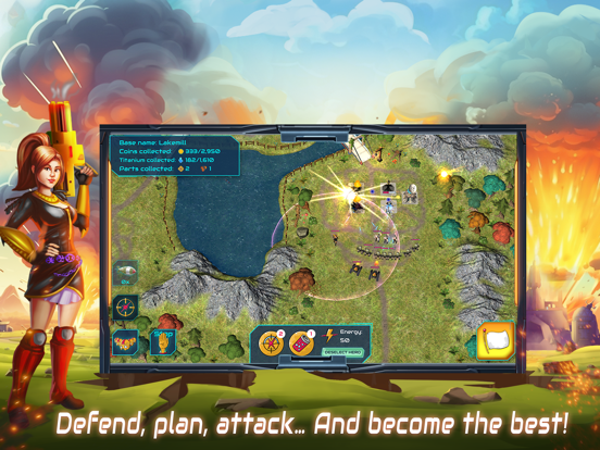 Tangkapan layar Boulder Base: Defense Strategy iPad 