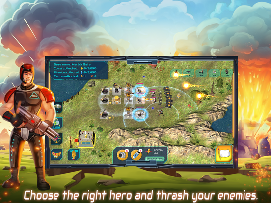 Tangkapan layar Boulder Base: Defense Strategy iPad 