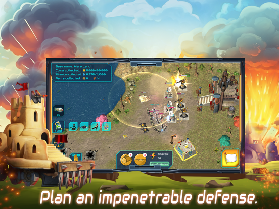 Tangkapan layar Boulder Base: Defense Strategy iPad 