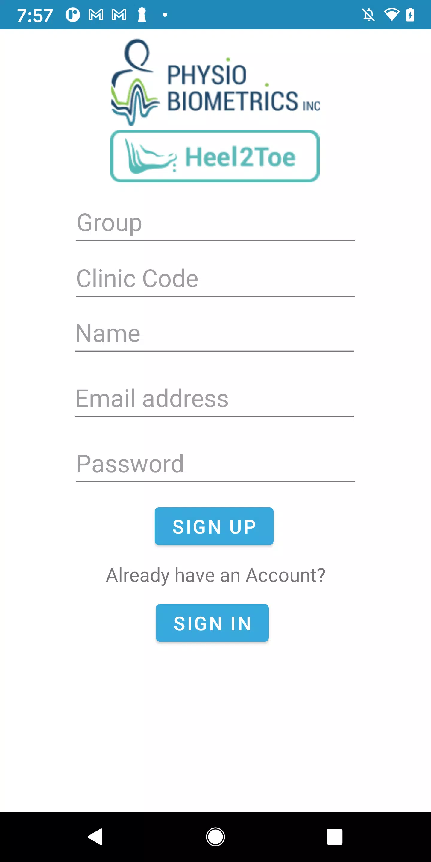 Heel2Toe Step Analyzer Screenshots