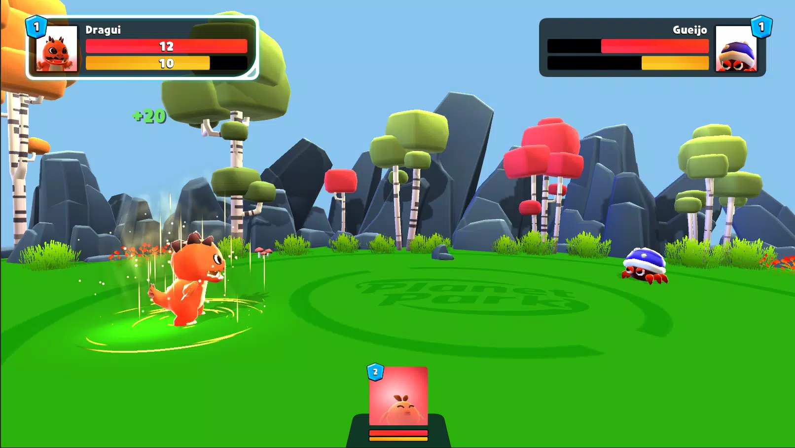 Tangkapan skrin Planet Park Battle