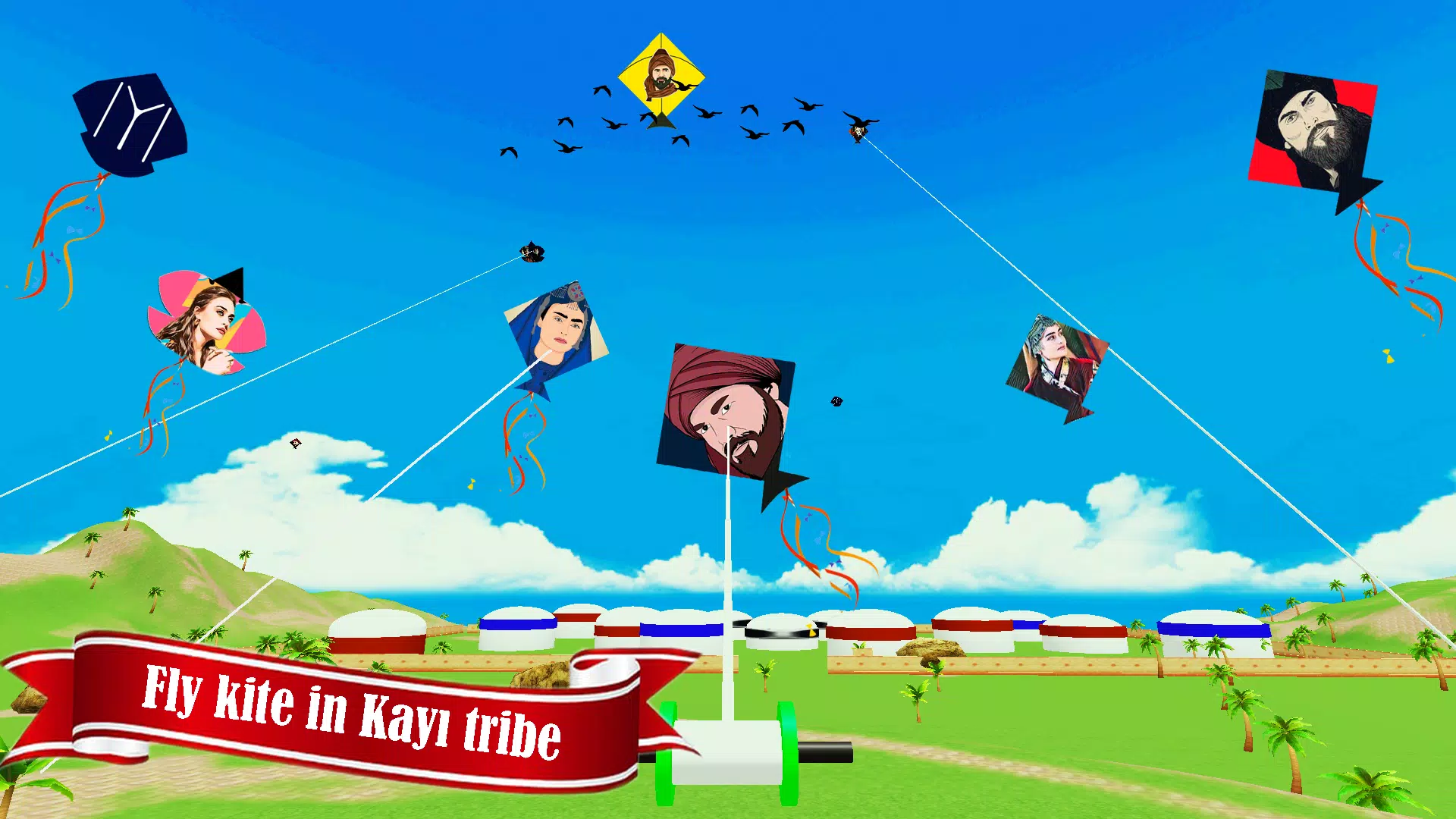 Ertugrul Gazi Kite Flying Game Screenshots