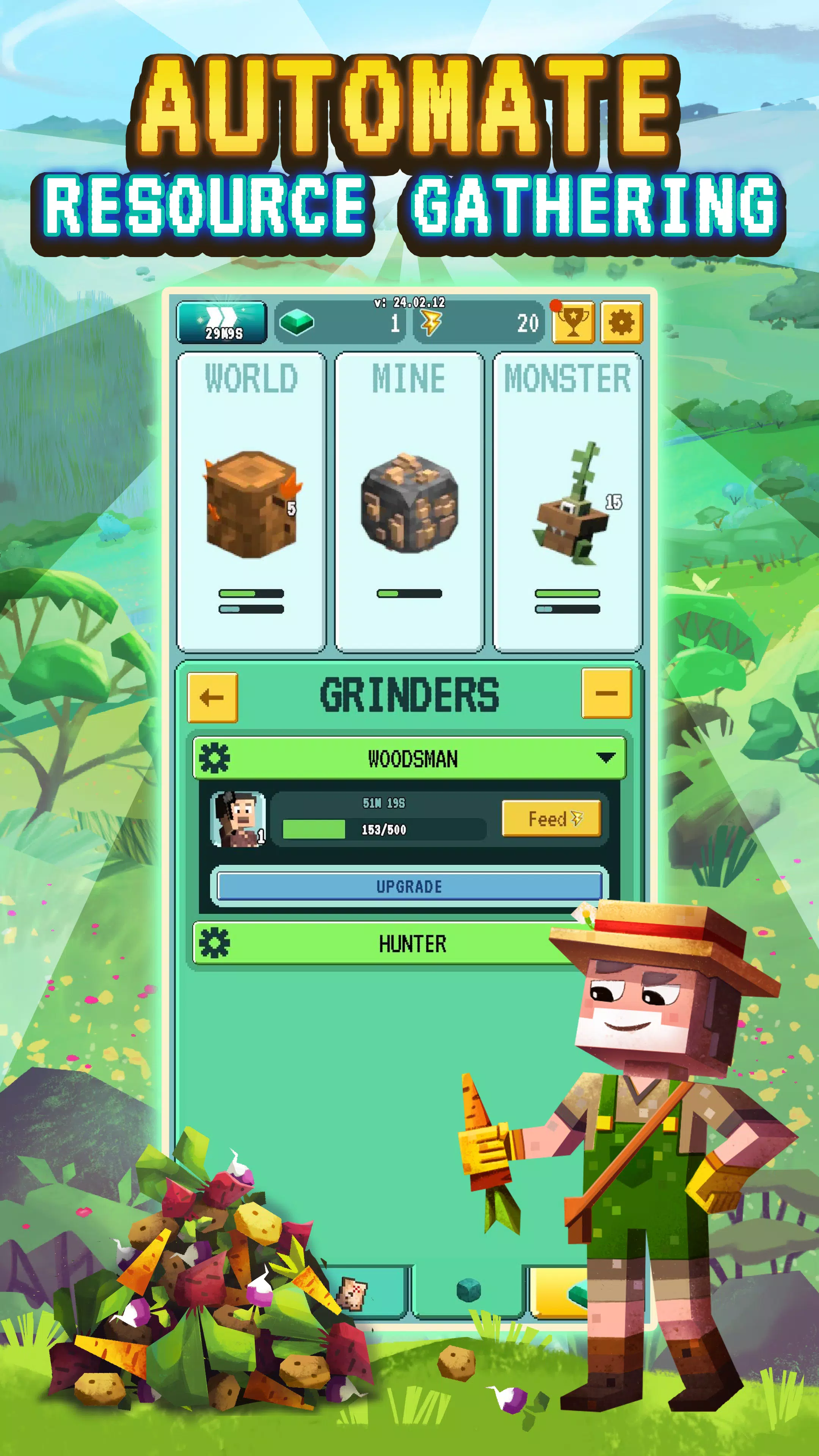 Grind Craft 2 - Idle Build Sim Screenshots