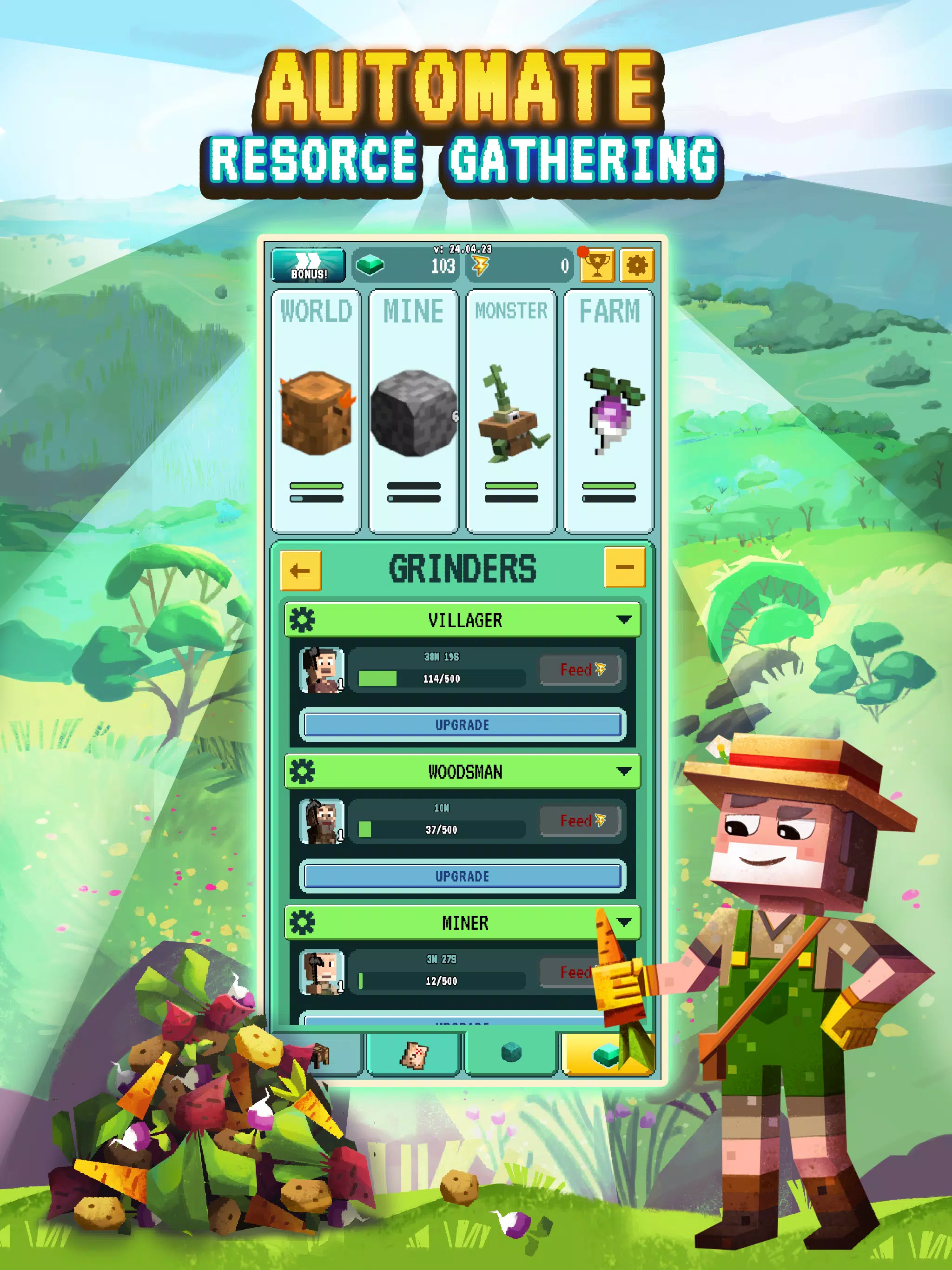 Grind Craft 2 - Idle Build Sim Screenshots