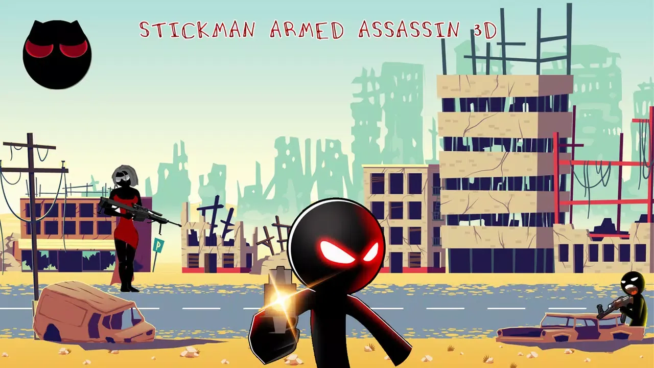 Stickman Armed Assassin 3D Screenshots