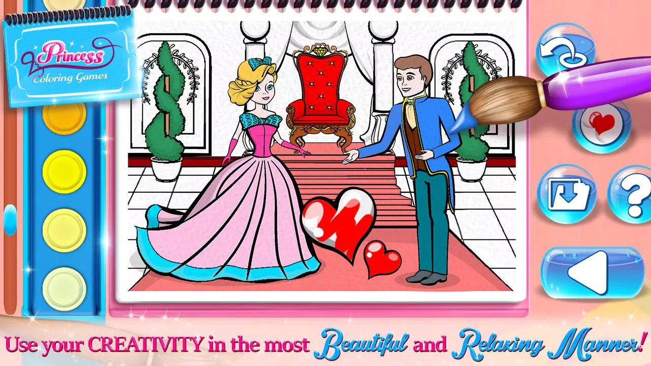 Princess Coloring Book Games Free Screenshots