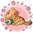 Printable Cute Little Kitten Coloring Book