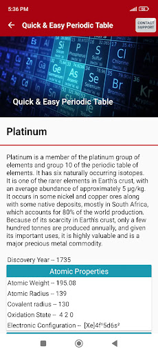 Easy Periodic Table Screenshots