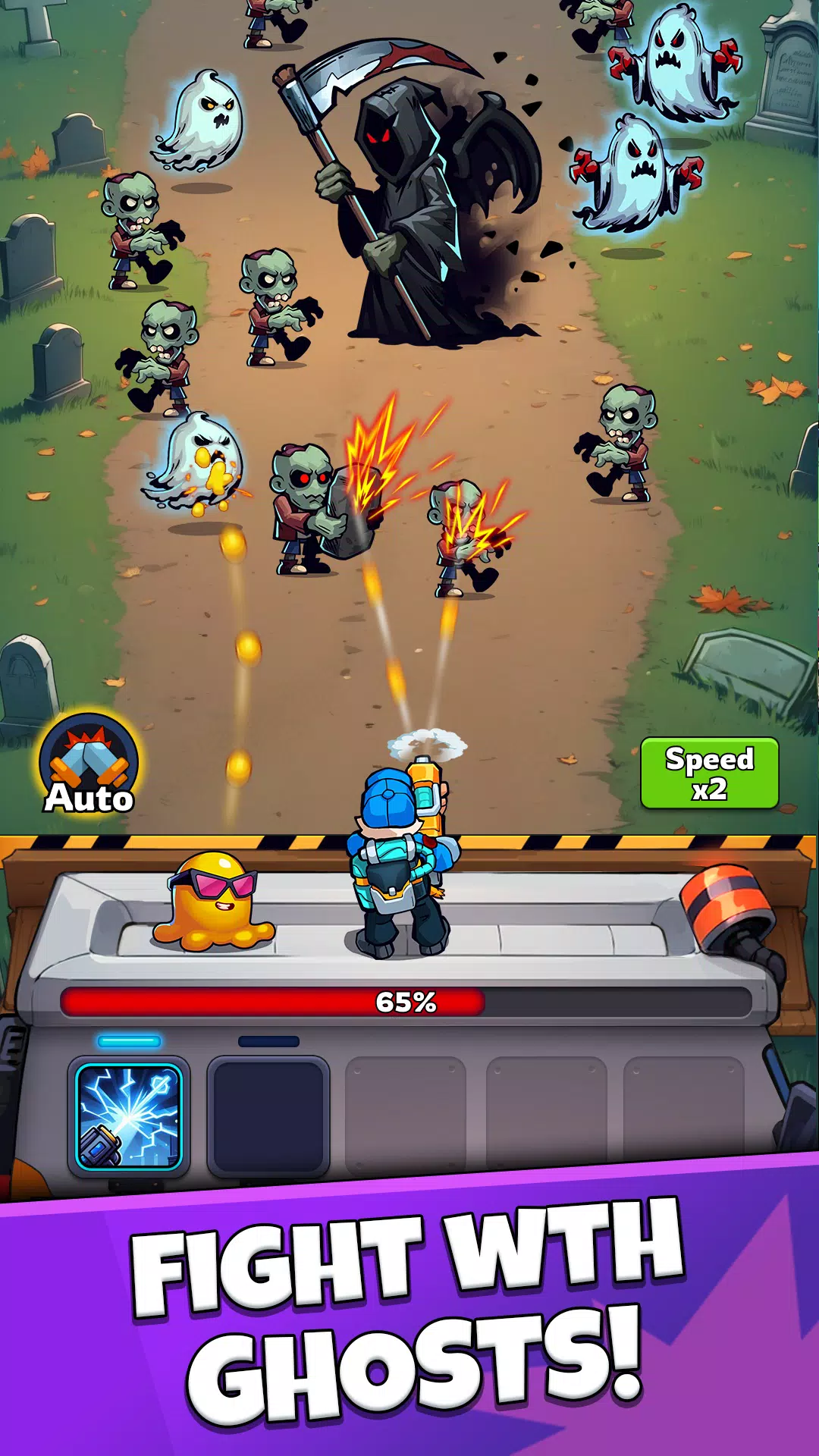Ghosts and Heroes: Idle TD Screenshots