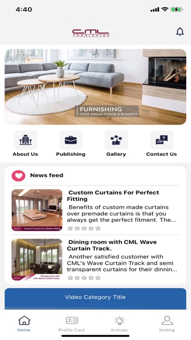 CML Furnishing Screenshots