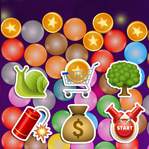 Pop bubbles. Catch coins.