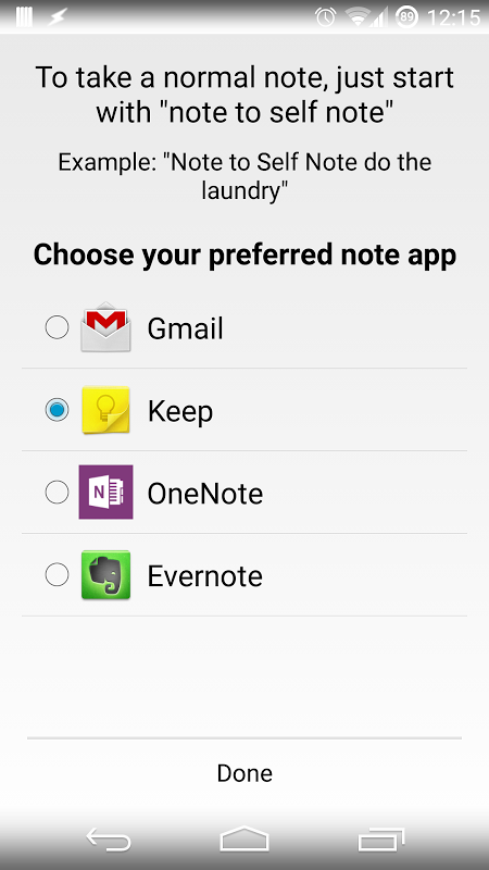 Commandr for Google Now应用截图