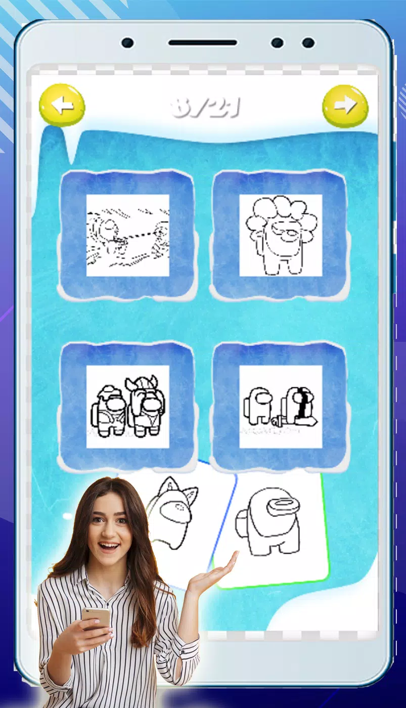 Red Solo Game Coloring Book Screenshots