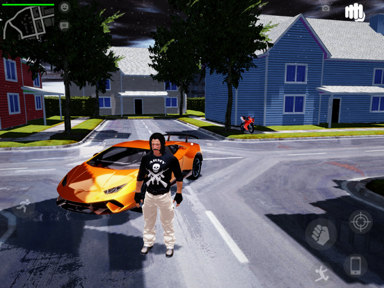 Tangkapan layar Gangs of India Bikes Car Drive iPad 