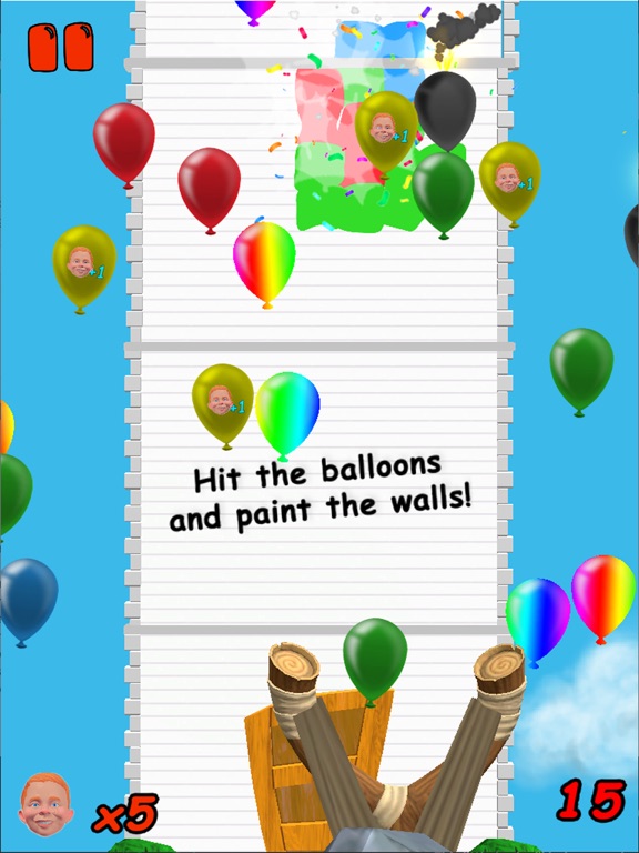 ภาพหน้าจอของ Paint Balloon iPad 