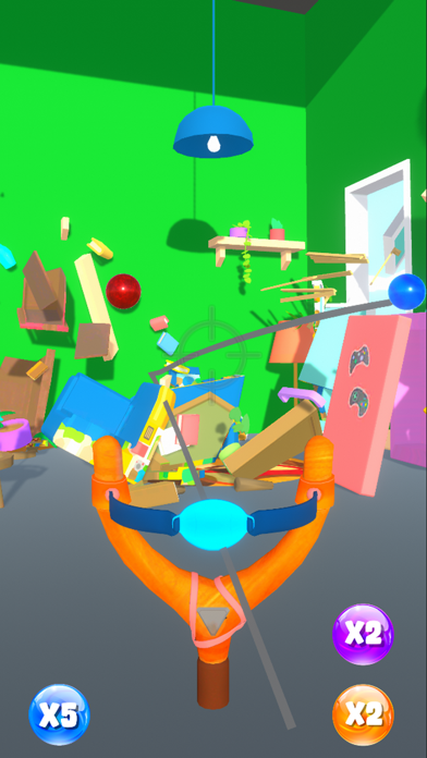 Capturas de tela do Sling Shot Room
