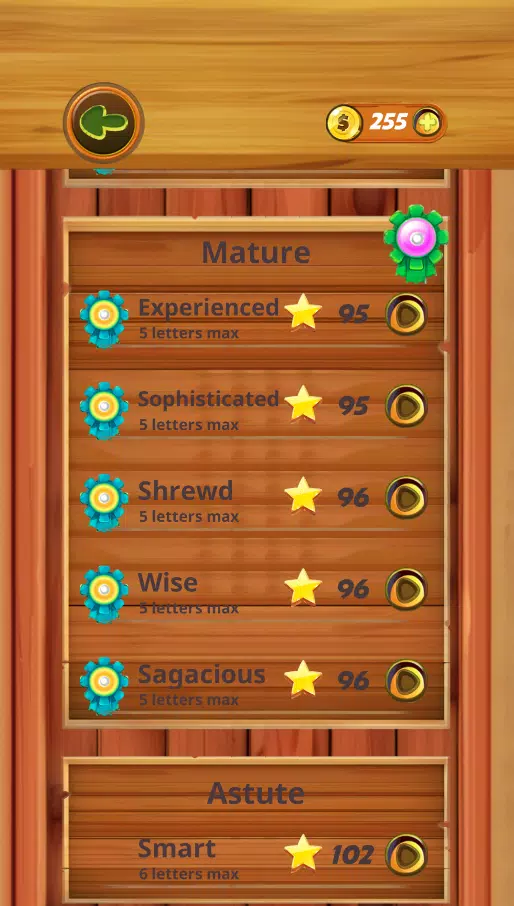 Captures d'écran de Word Contests