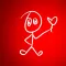 Love Stickers Share Feelings