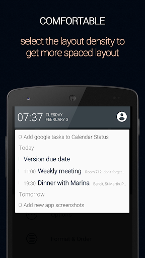 Calendar Status Pro Screenshots