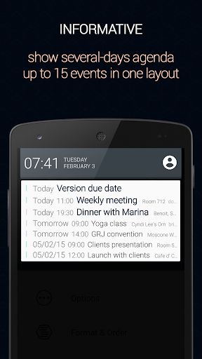 Calendar Status Pro Screenshots