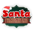 Santa Protects Christmas Tree