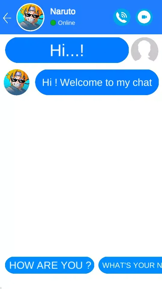 Fake call Naruto Screenshots