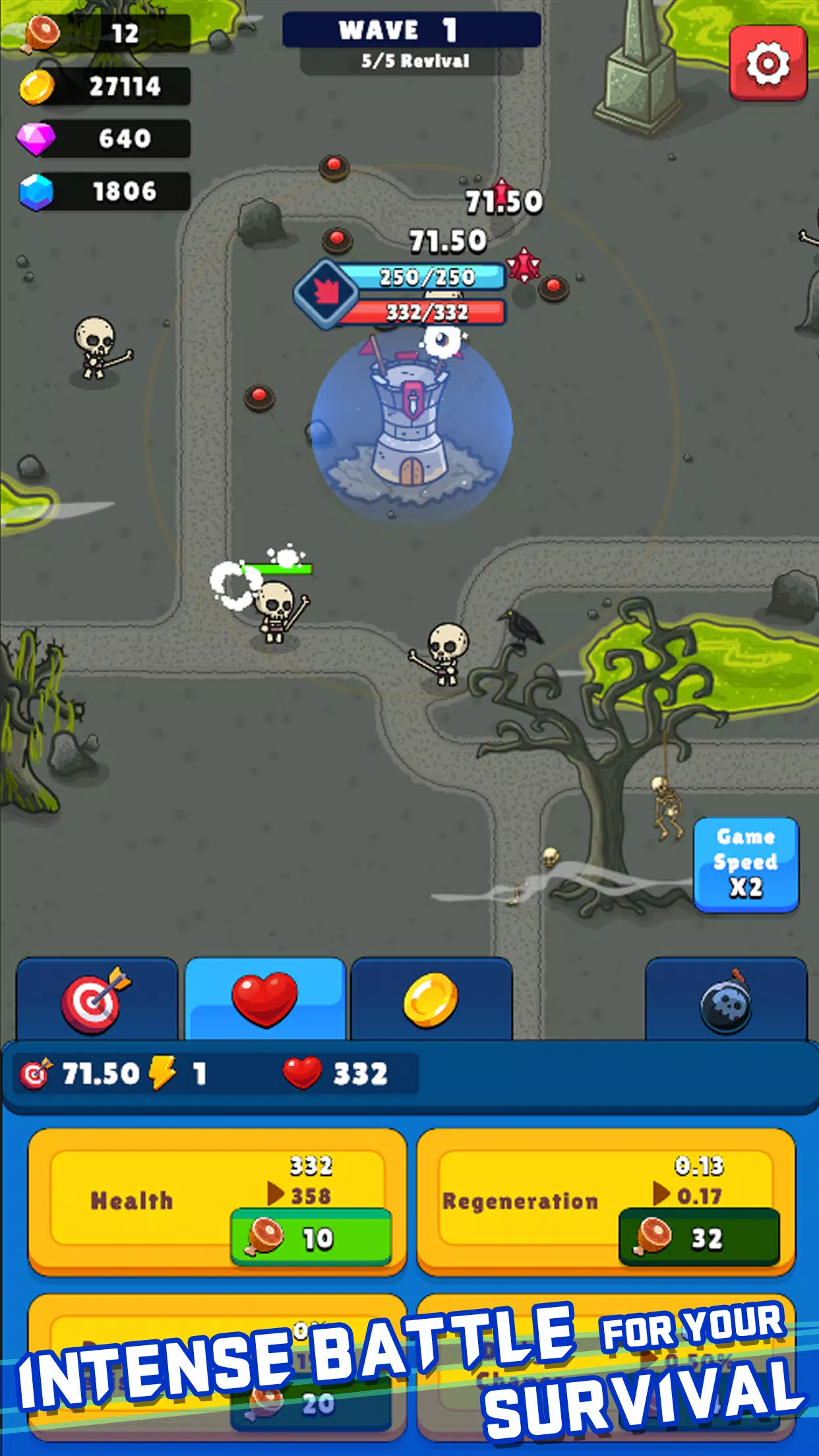 Idle Castle Tower Defense TD स्क्रीनशॉट