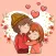Happy Love Day Stickers
