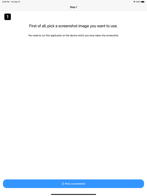 Screenshot-Make iPad Screenshots