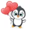 Adorable Baby Penguin Stickers