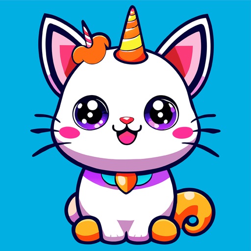 Caticorn Stickers Set Caticorn Stickers Set
