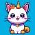 Caticorn Stickers Set