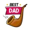 Father's Day Stickers Set
