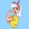 Girl Power Animated Stickers