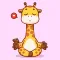 Lovely Giraffe Stickers
